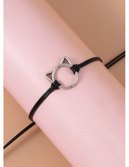 Bracelet tête de chat