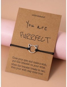 Armband met kattenkop