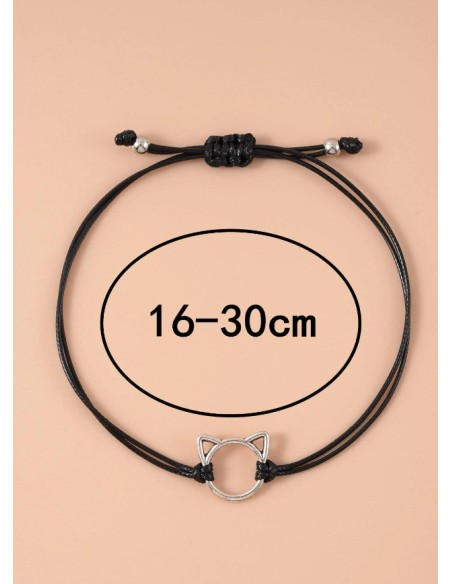 Bracelet tête de chat