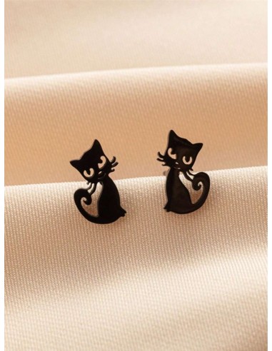 Boucles d'oreilles en forme de chat