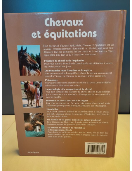 Livre francophone: "Chevaux et équitations"